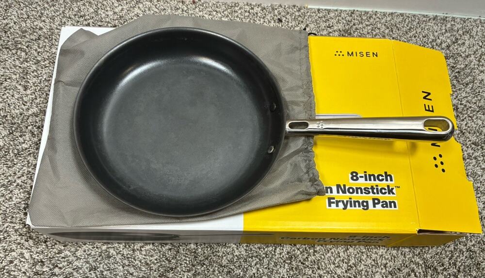 MISEN Carbon Nonstick 10” Inch Frying Pan Nitrided Tri-Ply Carbon Steel $119 New